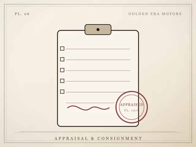Illustration of a signed appraisal document with an approved stamp
